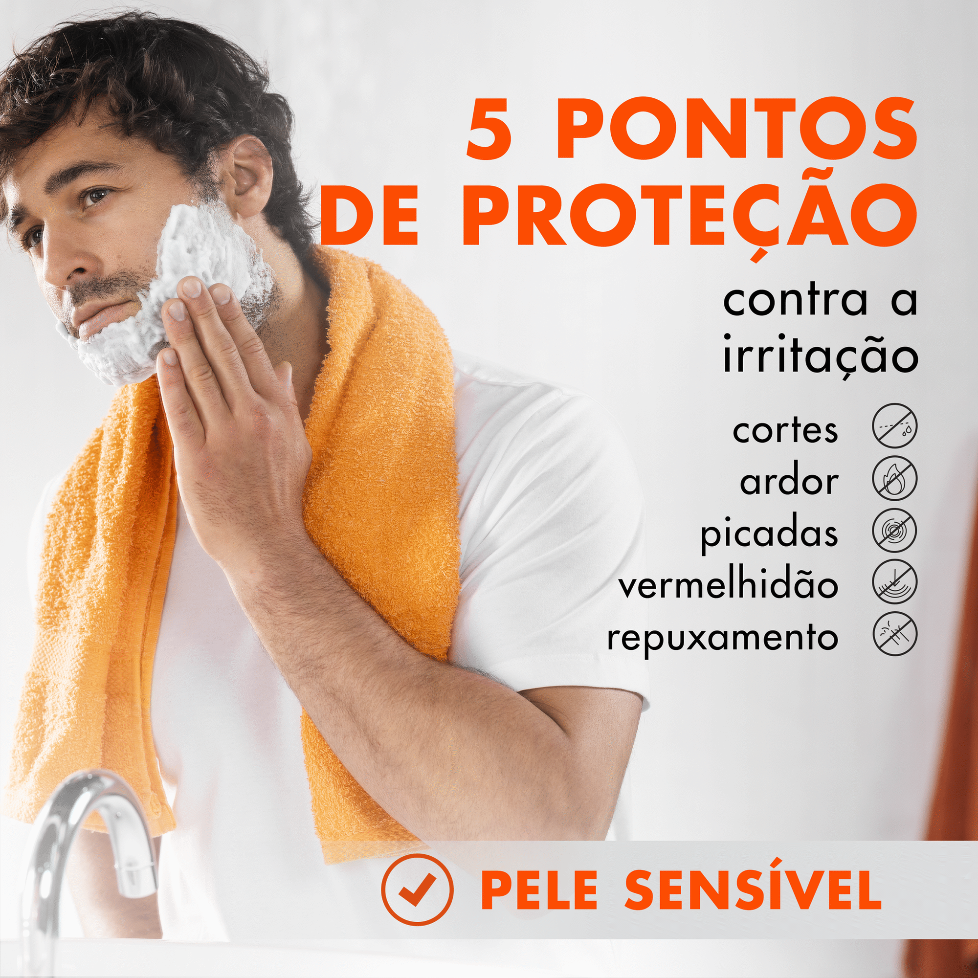 Gel de Barbear Hidratante Gillette Fusion