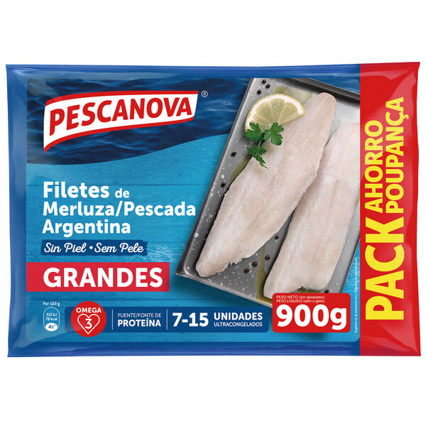 Filetes de Pescada sem Pele Pescanova