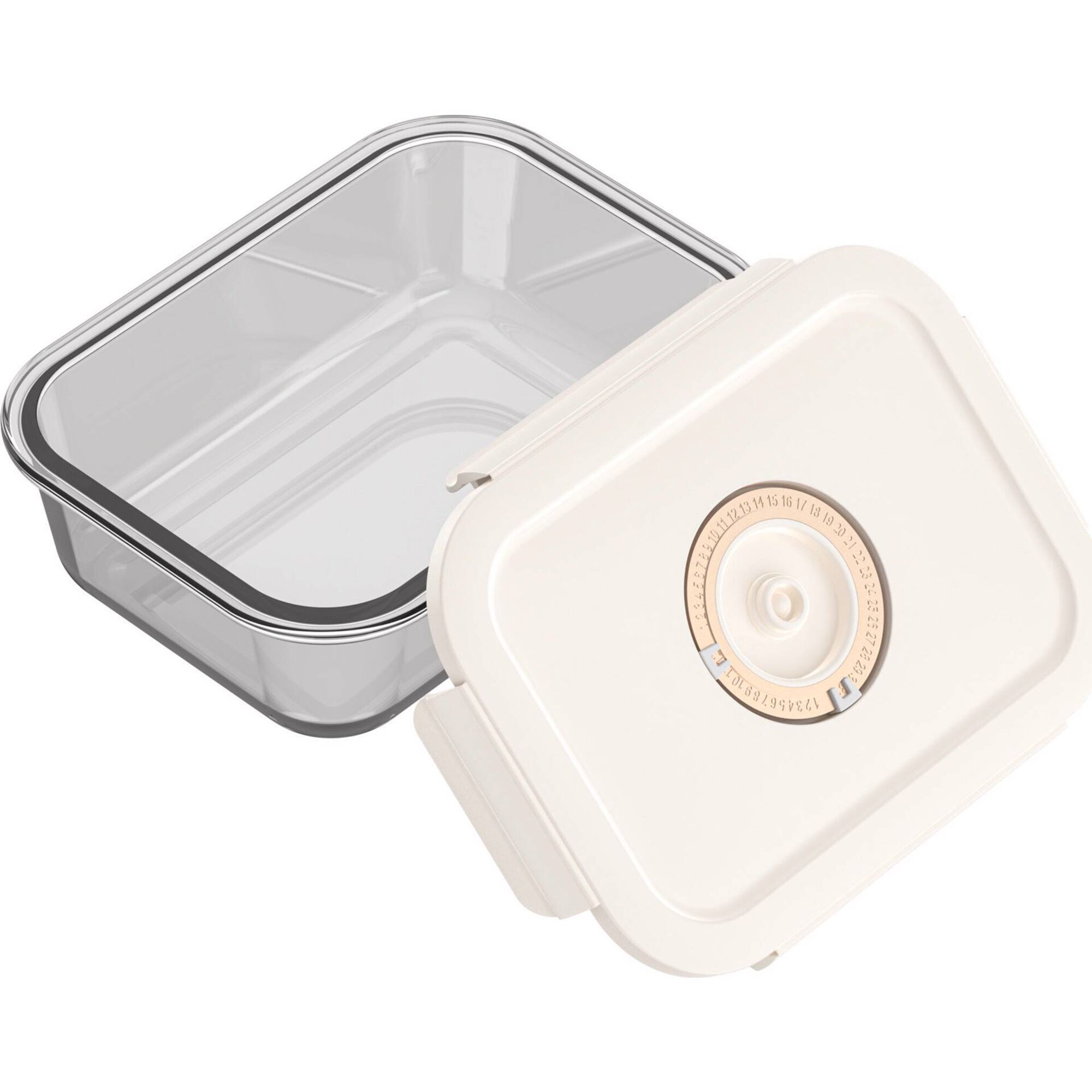 Caixa Vidro 990ml com V&aacute;cuo Kasa