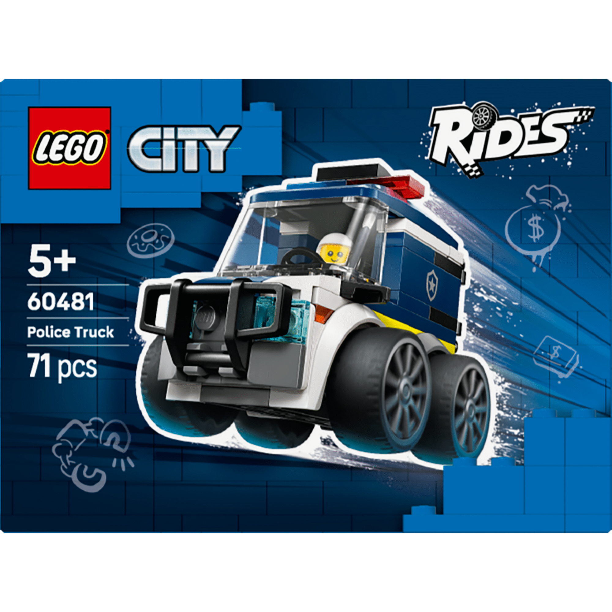 LEGO City - Ve&iacute;culos &ndash; Cami&atilde;o da Pol&iacute;cia - 60481