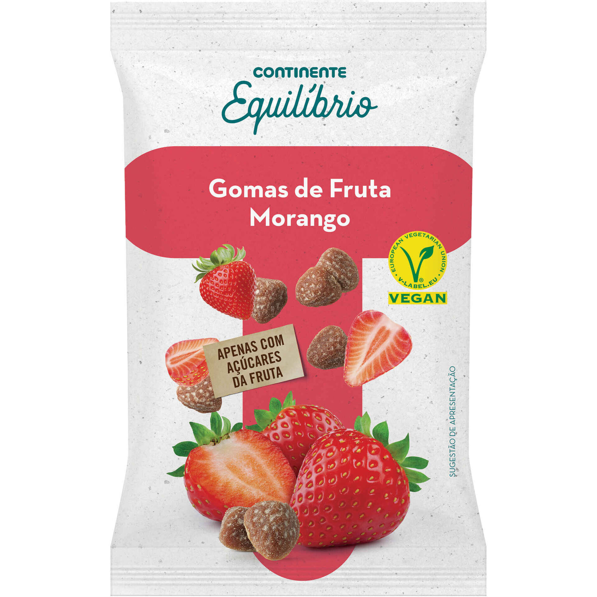 Gomas de Fruta Morango Gomas de Fruta Morango