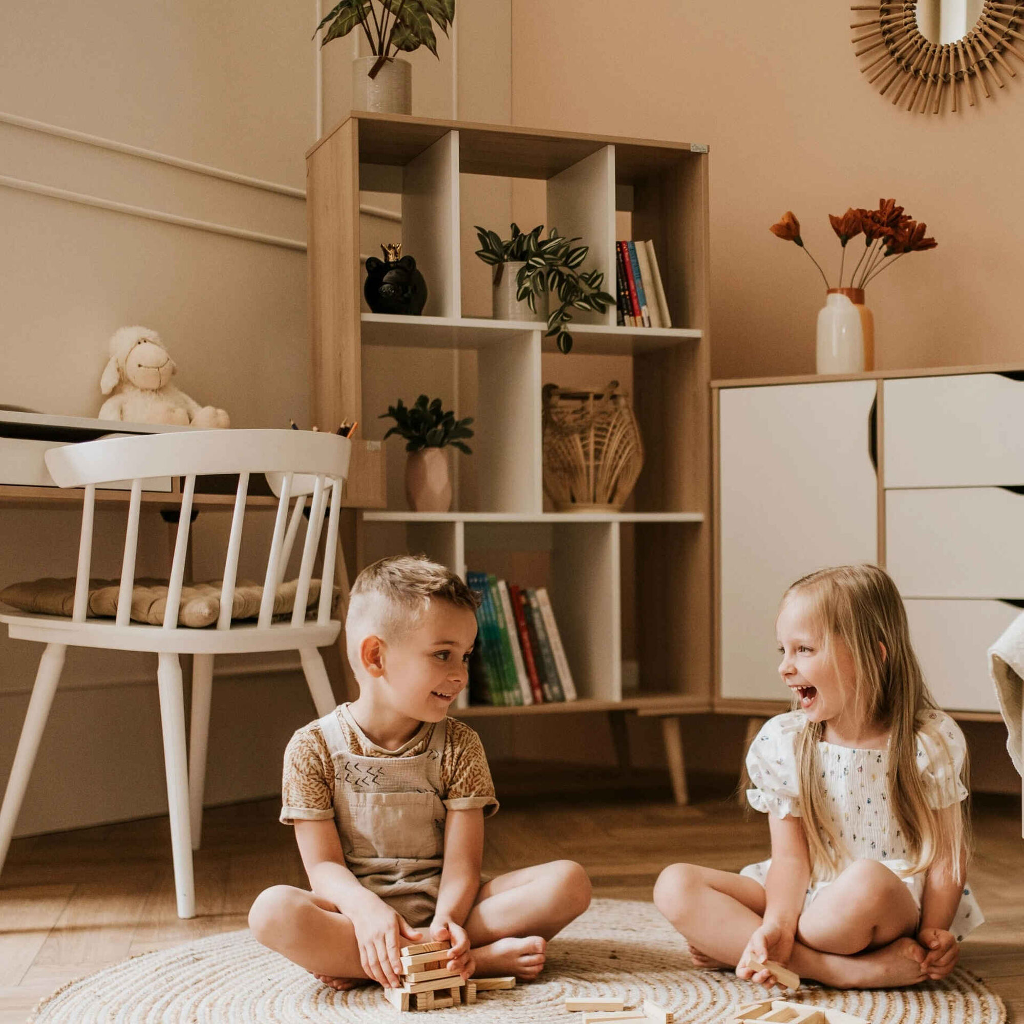 Estante Livros e Brinquedos Faia e Branco Sofie Estante Livros e Brinquedos Faia e Branco Sofie