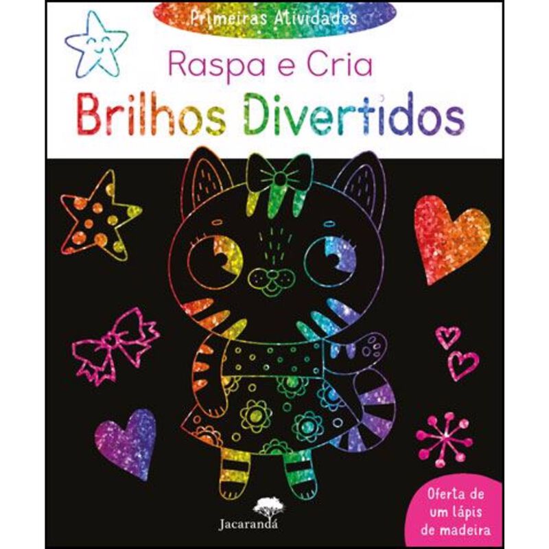 Primeiras Atividades - Raspa e Cria Brilhos Divertidos