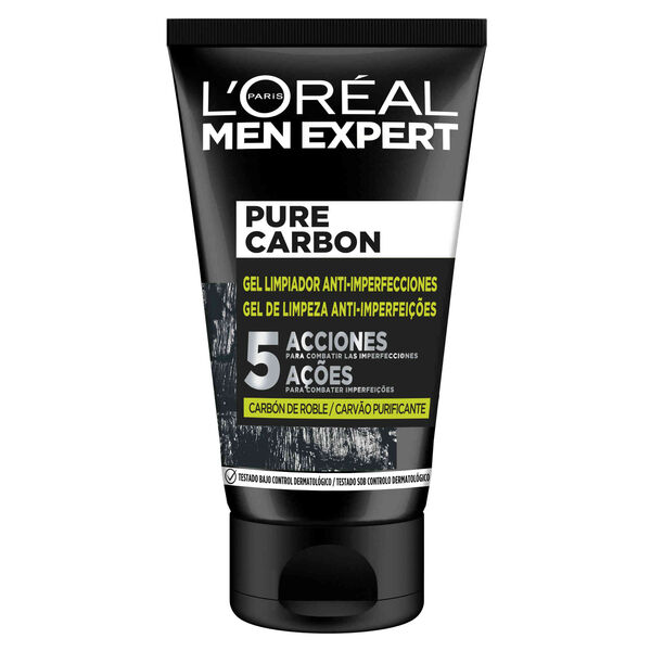 Gel de Limpeza Rosto Pure Charcoal LOréal Paris Men Expert