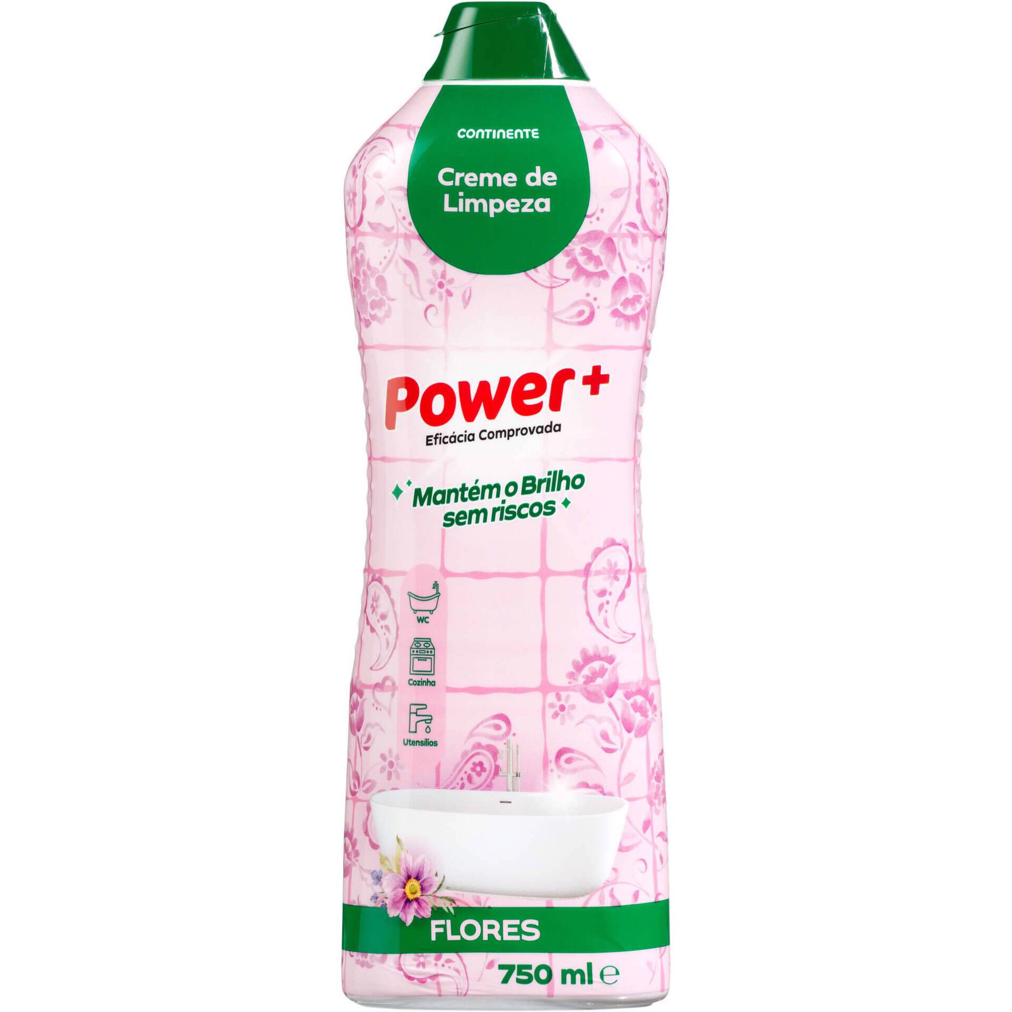 Creme de Limpeza Power+ Lim&atilde;o Continente