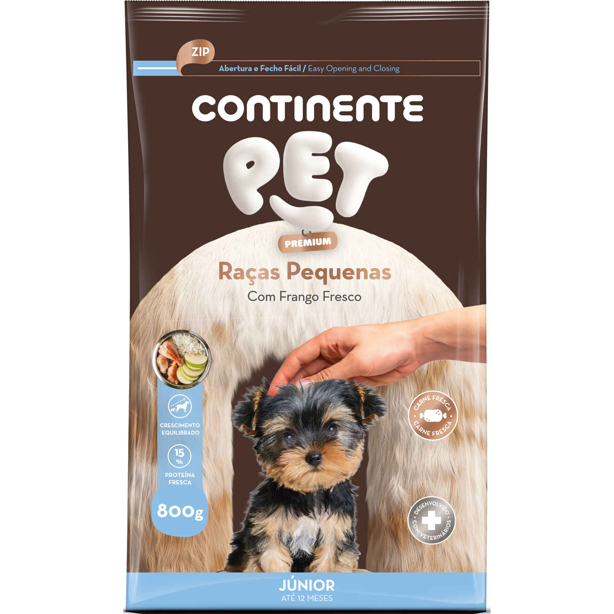 Ração para Cão Júnior Raças Pequenas Frango