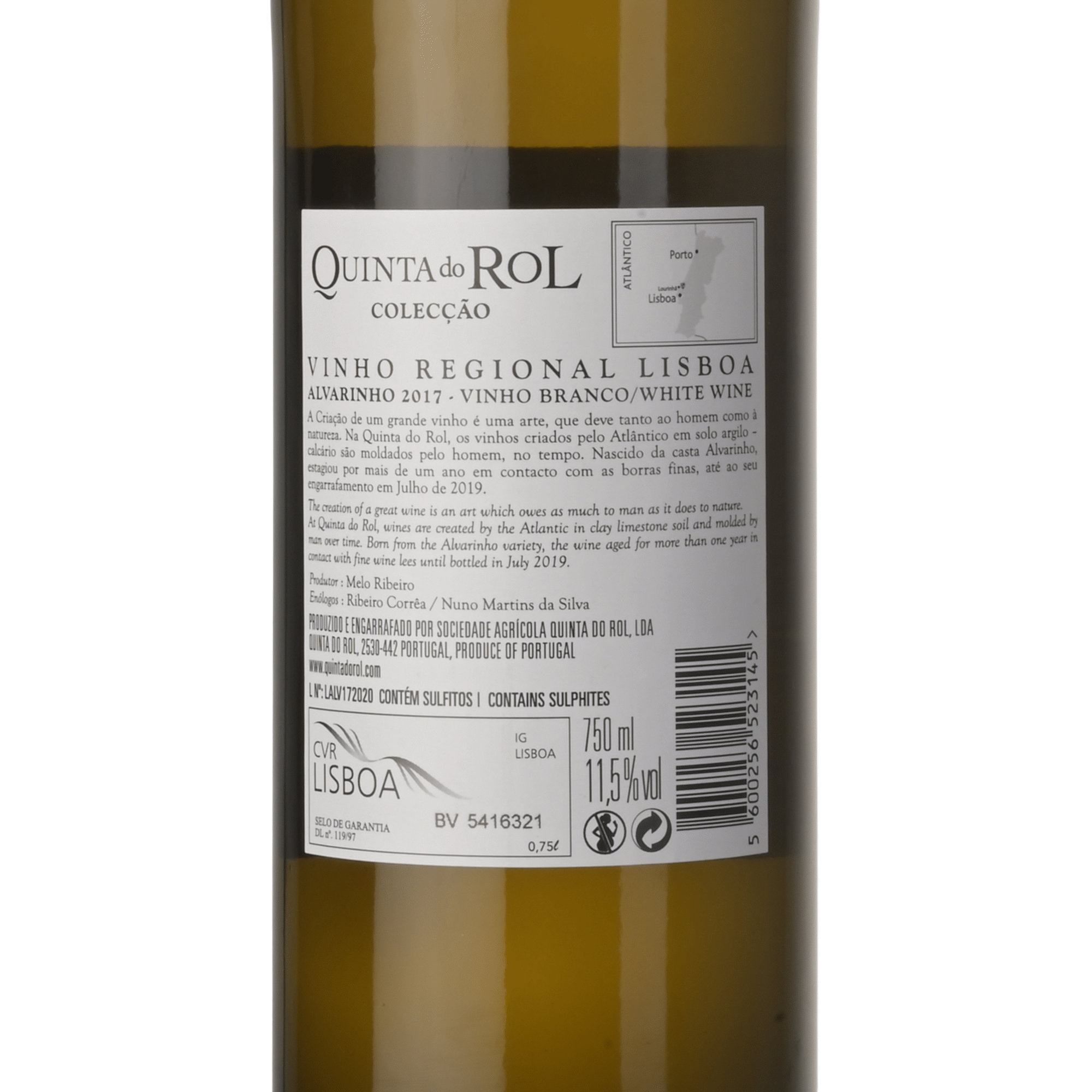 Quinta do Rol Colec&ccedil;&atilde;o Alvarinho Vinho Branco
