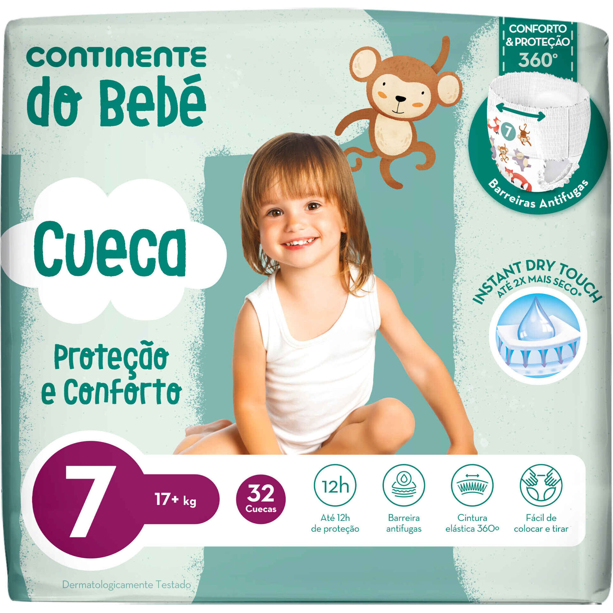 Fraldas Cueca Proteção e Conforto +17kg T7