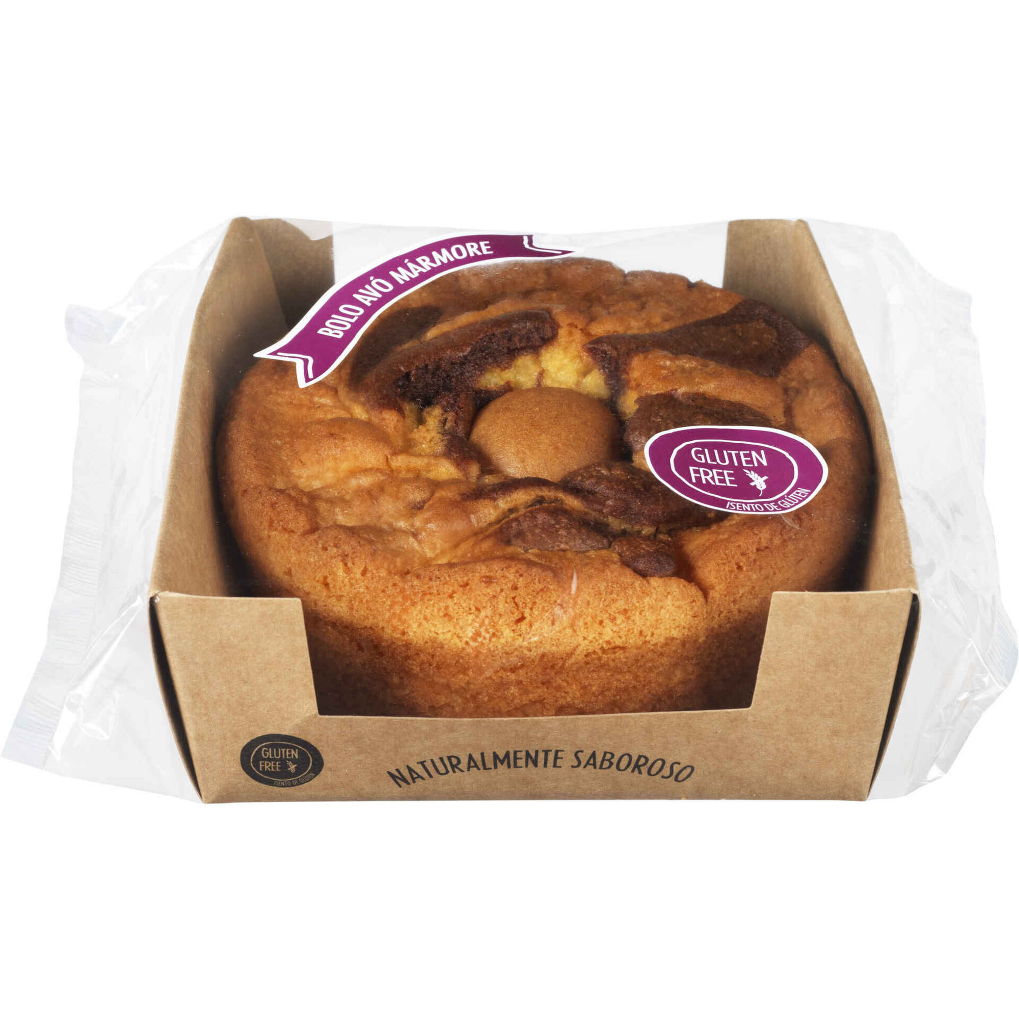 Bolo da Avó de Mármore Sem Glúten