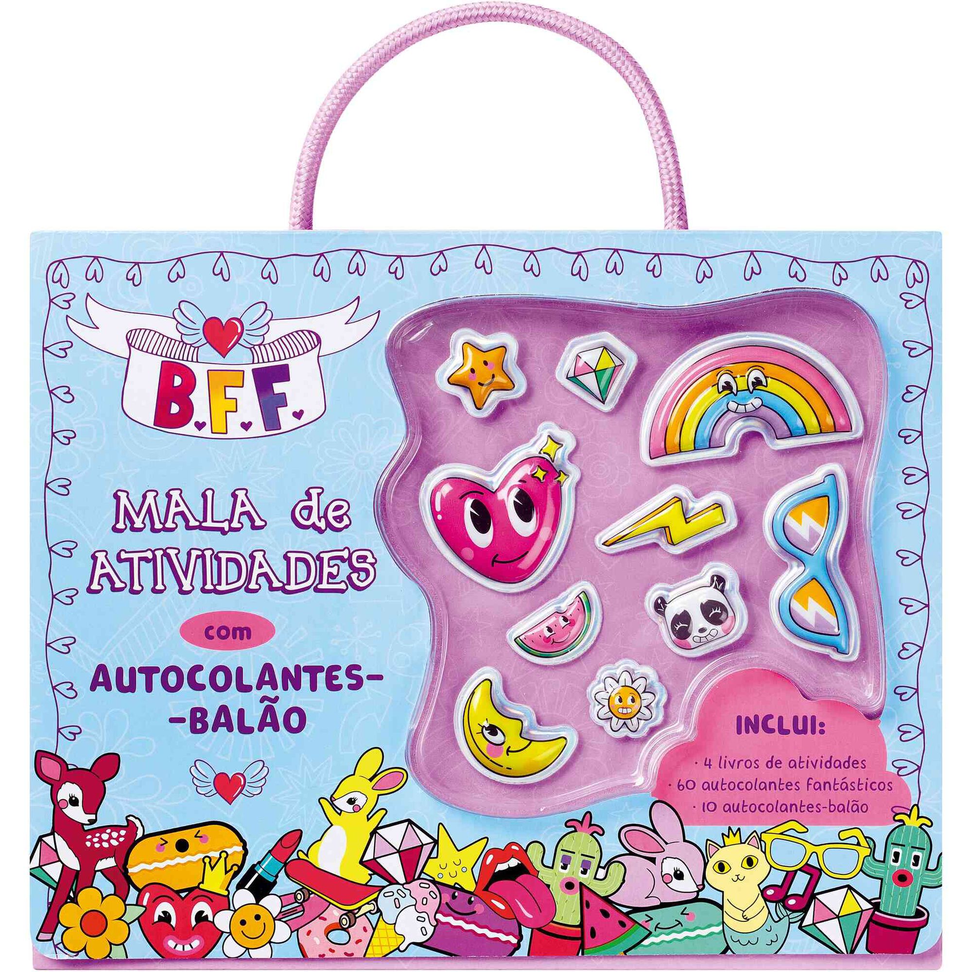 B.F.F - Mala de Atividades com Autocolantes-Bal&atilde;o