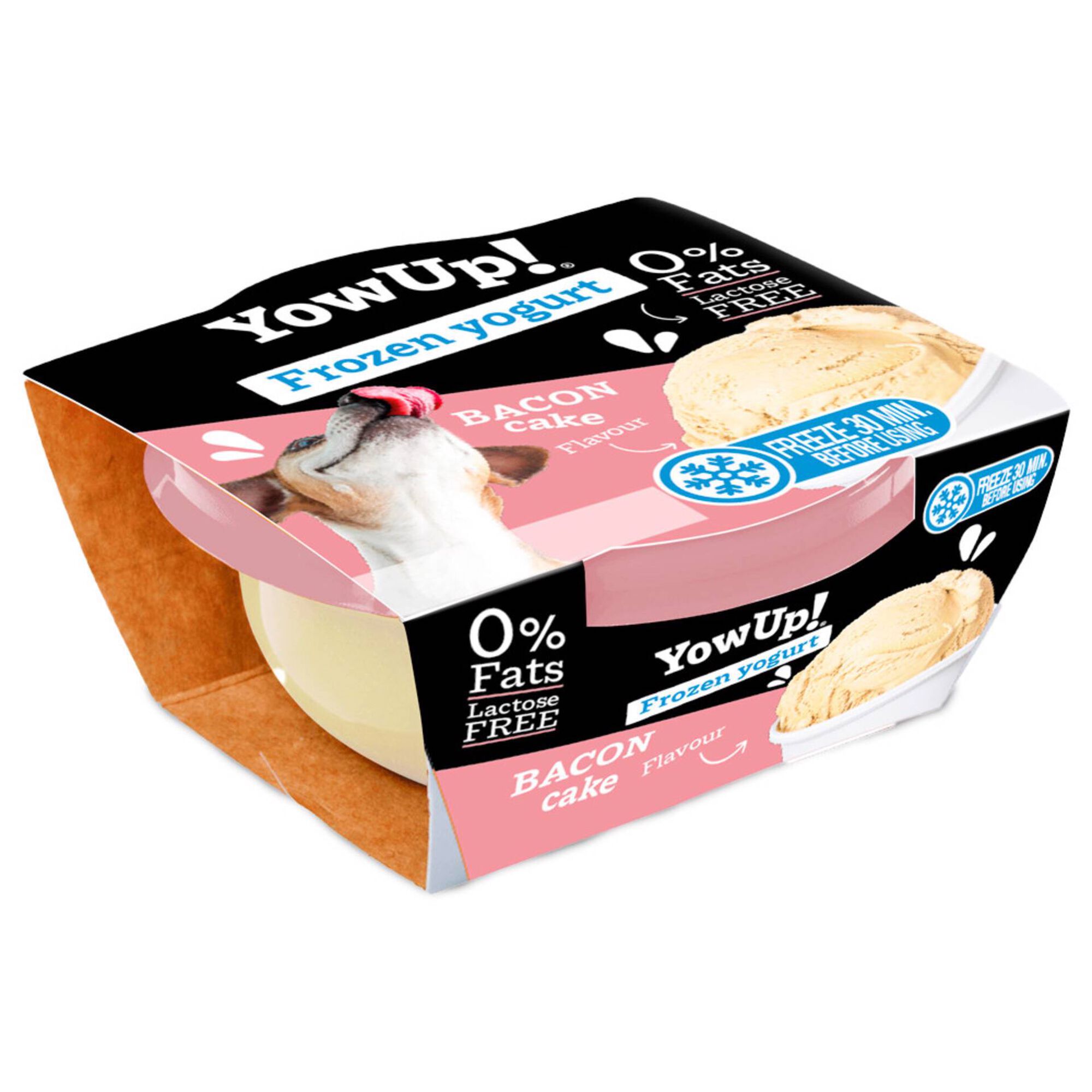 Iogurte Congelado para Cão Bacon Cake