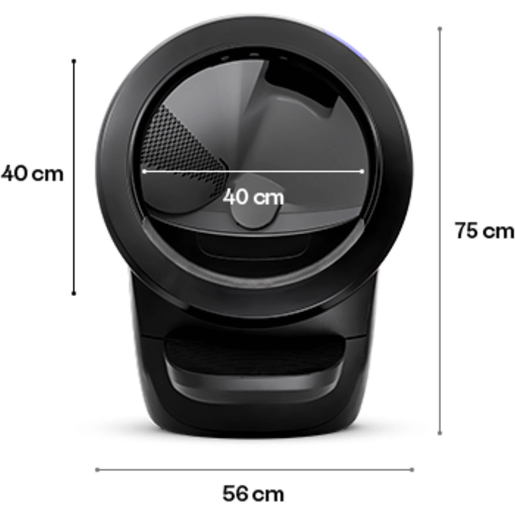 Caixa de Areia Autom&aacute;tica para Gato Litter-Robot 4 Preto Whisker