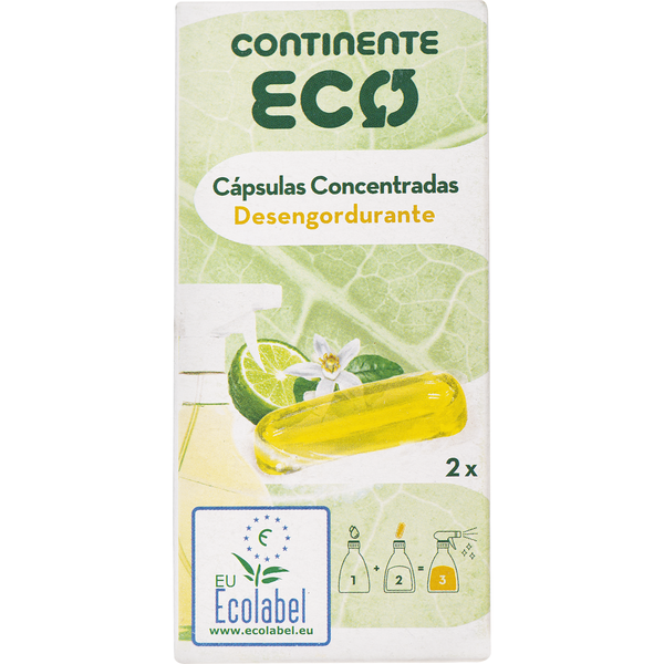Desengordurante Cápsulas Concentradas Continente Eco
