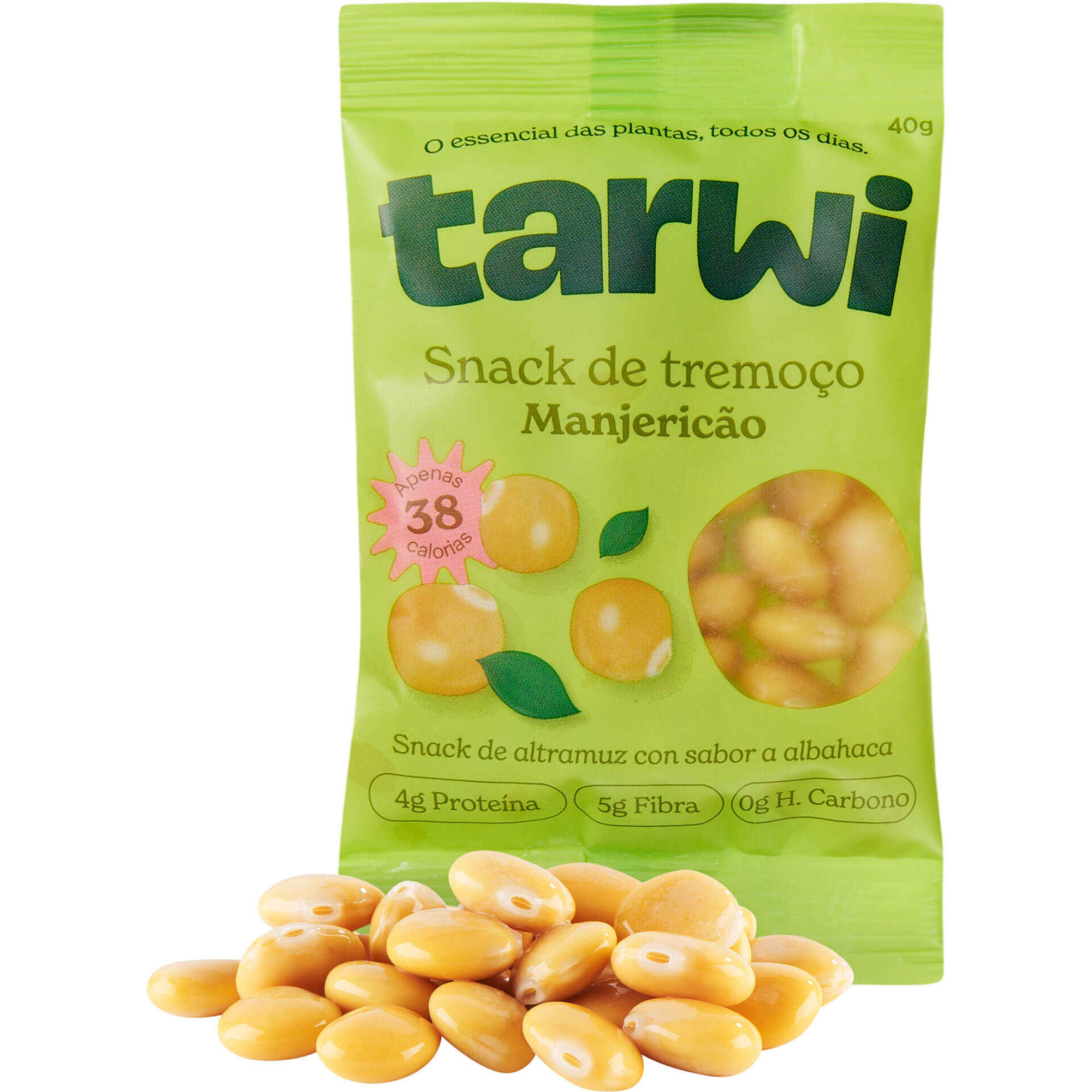 Tremo&ccedil;o com Manjeric&atilde;o Tarwi