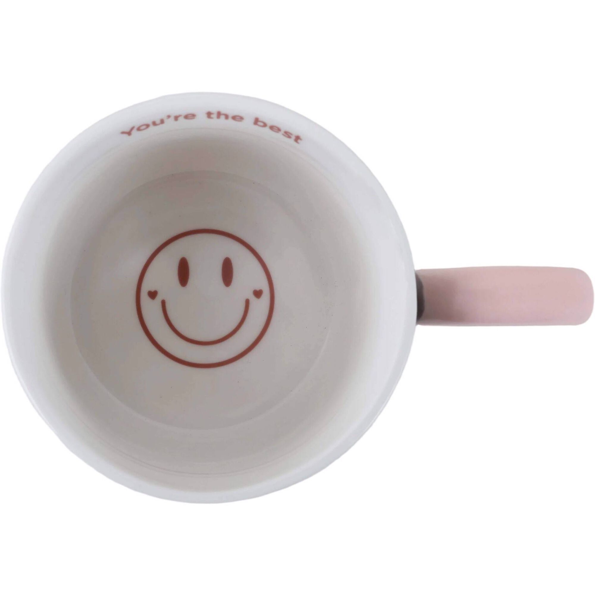 Caneca com Asa Argola 380ml Castanha Smile Kasa