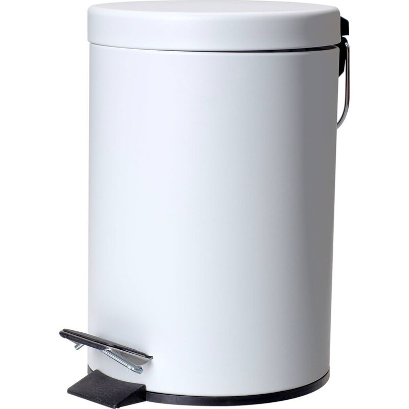 Balde WC Redondo 3L Branco Kasa