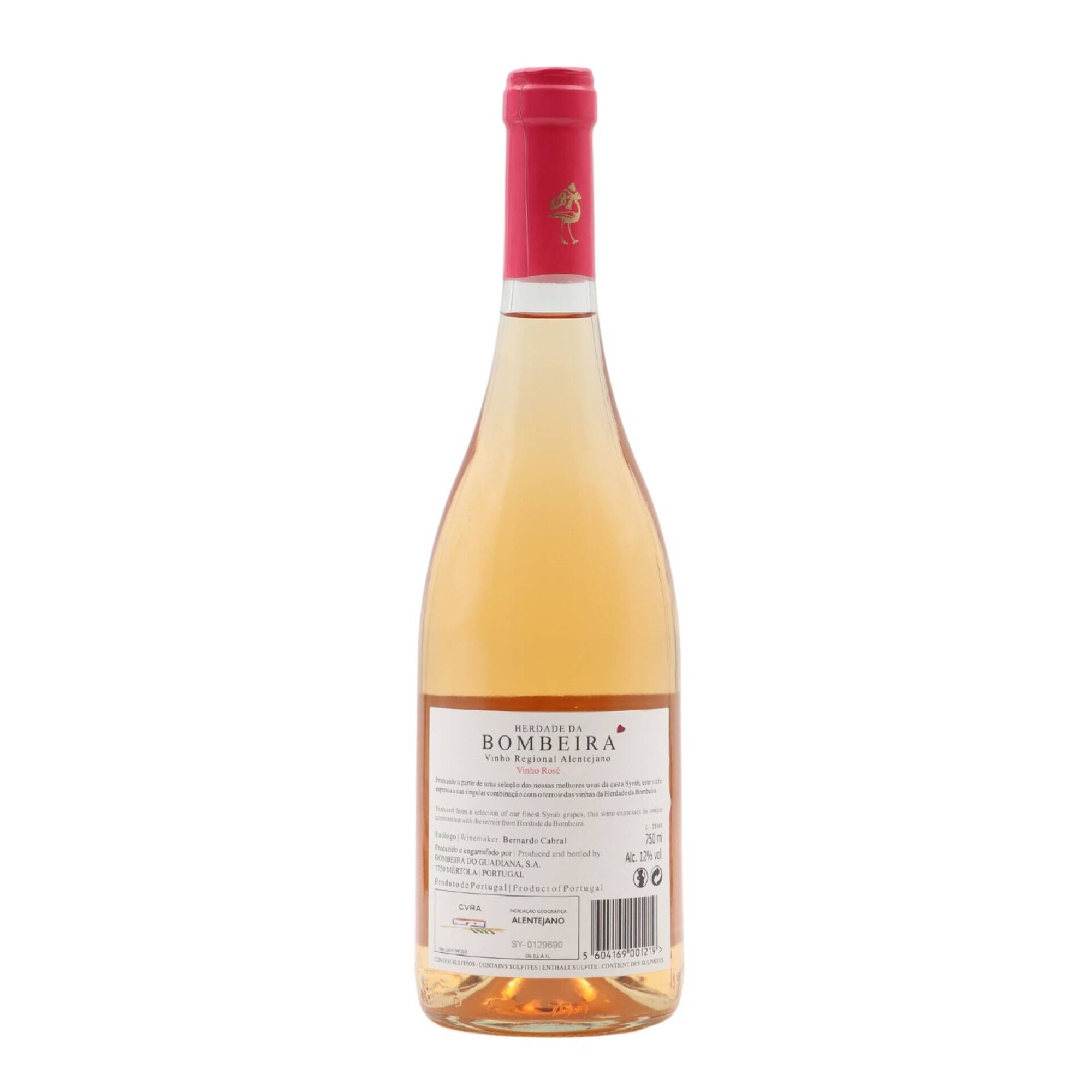 Herdade da Bombeira Syrah Alentejano Vinho Ros&eacute;