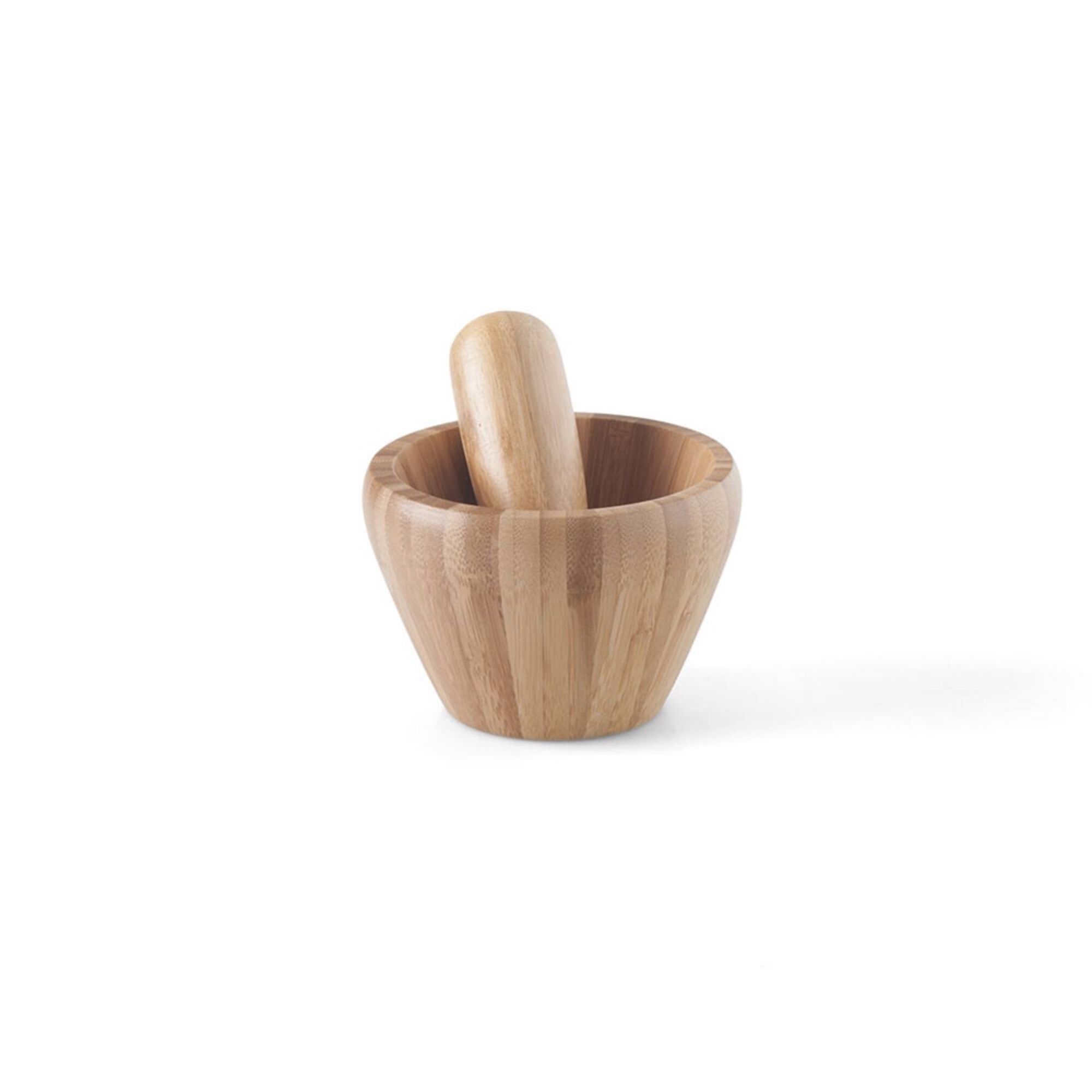 Almofariz com Pilão Bambu Almofariz com Pilão Bambu