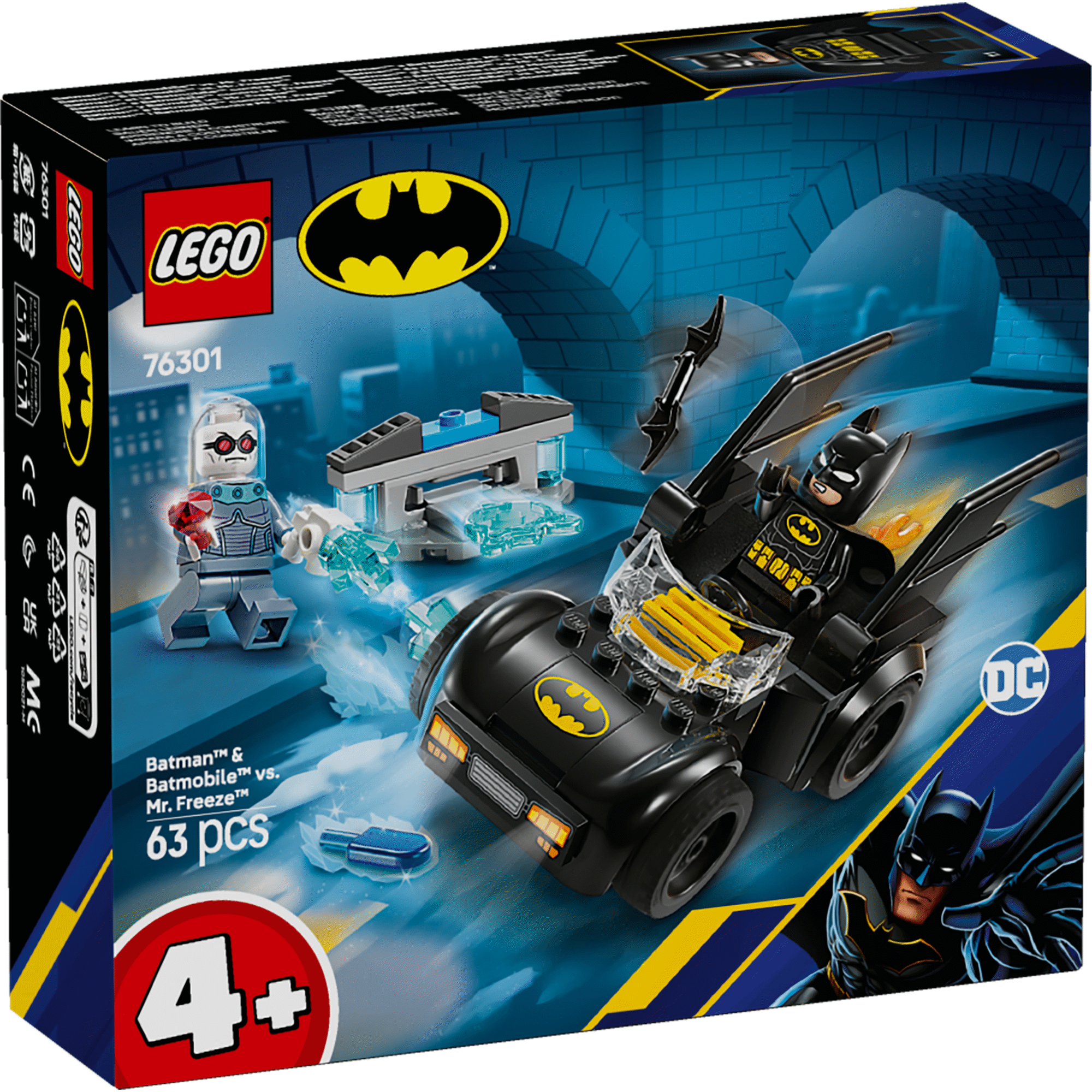 Batman e Batmobile contra Mr. Freeze - 76301