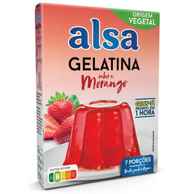 Gelatina em Pó de Morango Gelly-Já
