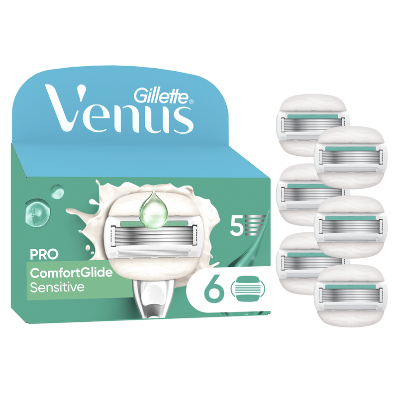 Recarga de Lâminas Pro Comfortglide Sensitive Gillette Venus
