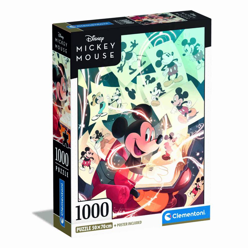 Clementoni - Puzzle D100 Mickey Mouse 1000 Peças