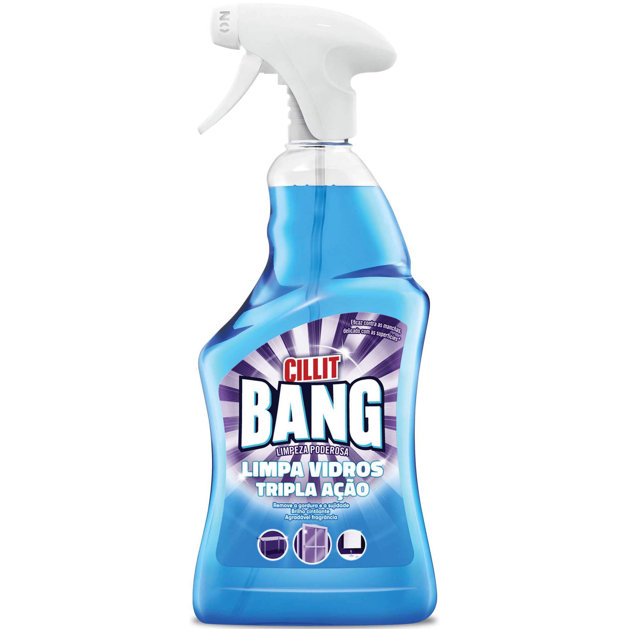 Limpa Vidros Spray Brilhante Limpa Vidros Spray Brilhante
