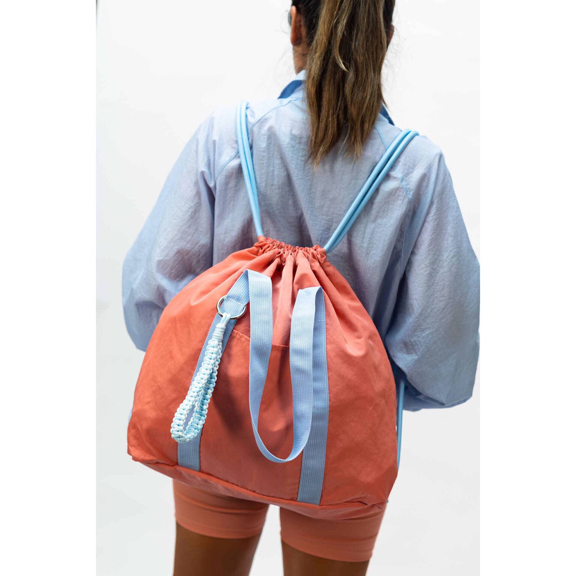 Bolsa Praia 25L Rosa e Azul Berg