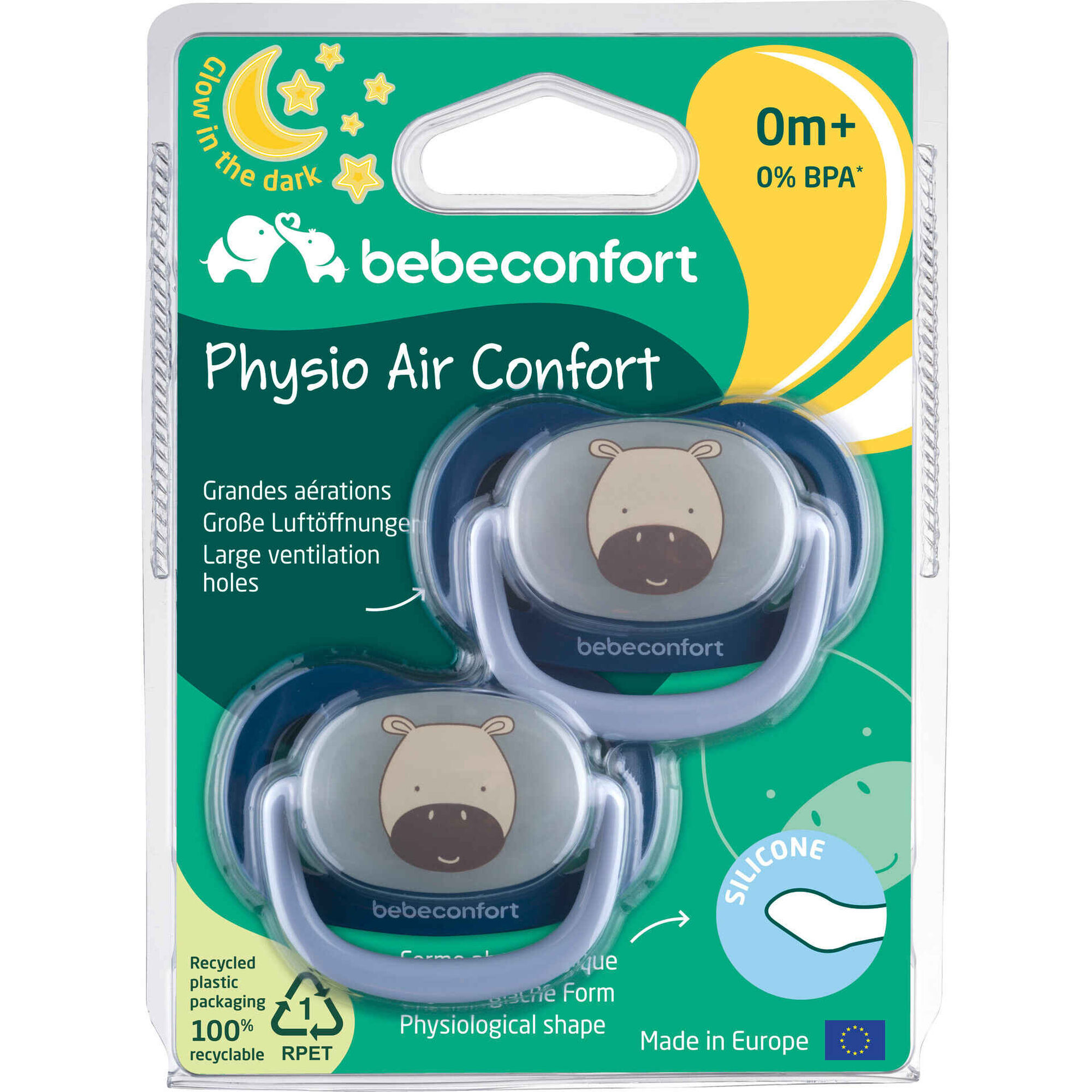 2 Chupetas Silicone 0+