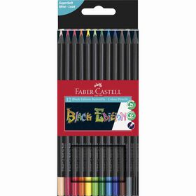 L&aacute;pis de Cor Black Edition Faber-Castell