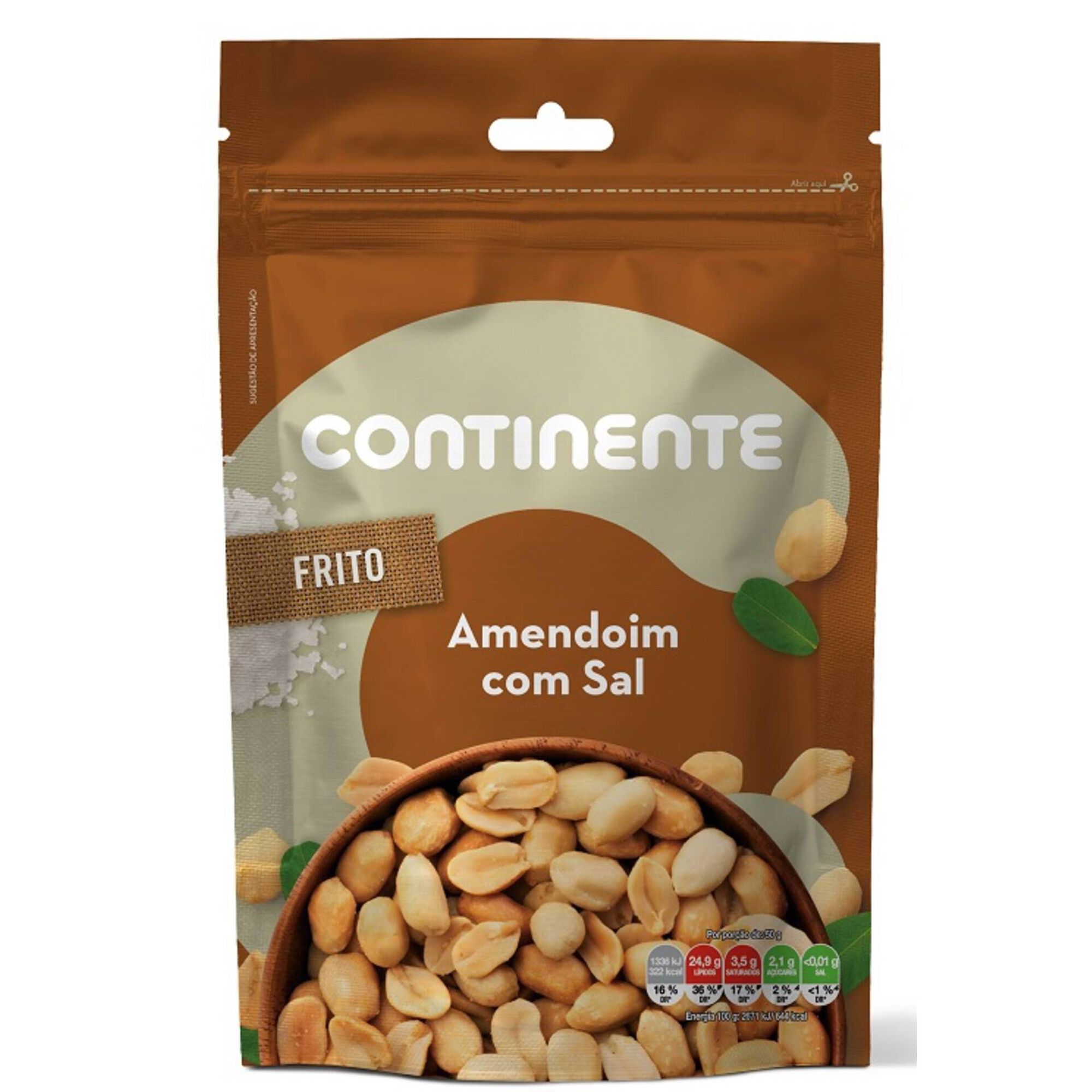 Snack Amendoim Miolo Frito com Sal Snack Amendoim Miolo Frito com Sal
