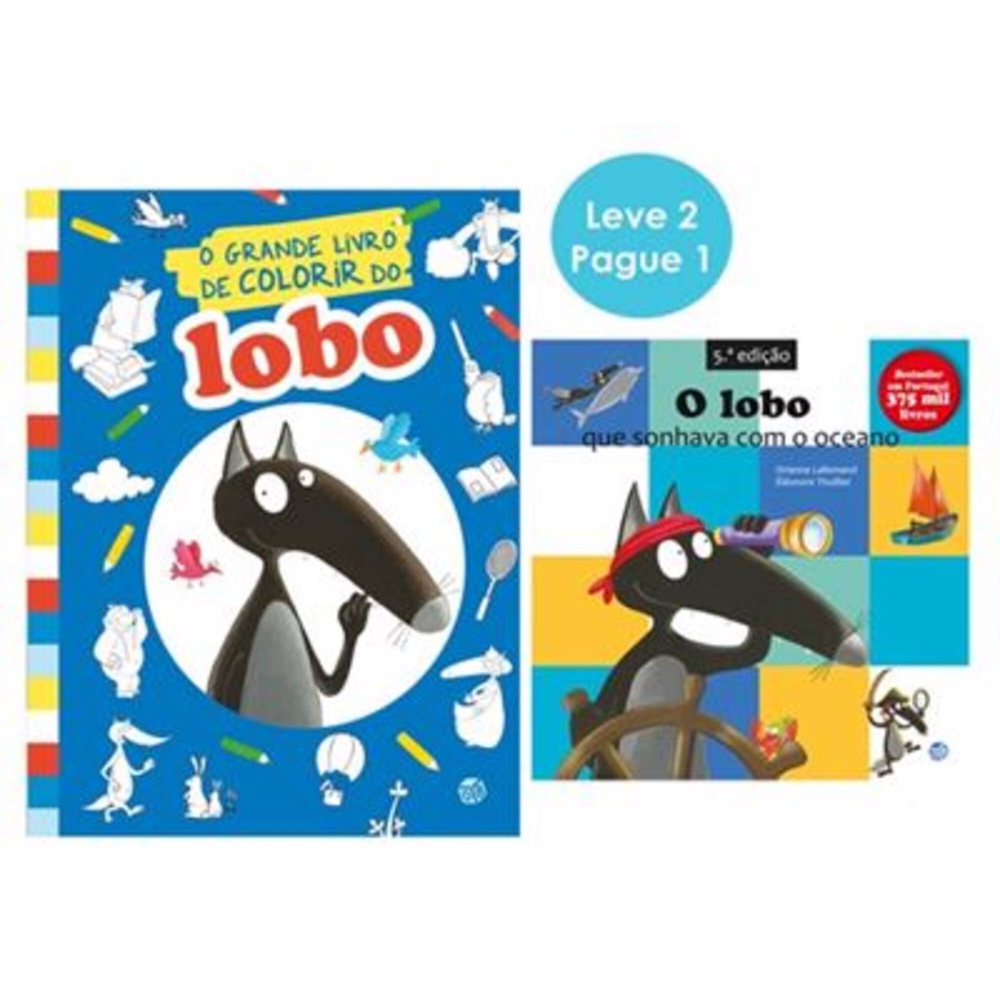 O Lobo - O Grande Livro de Colorir com Oferta de Livro de Histórias