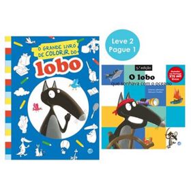 O Lobo - O Grande Livro de Colorir com Oferta de Livro de Hist&oacute;rias de Orianne Lallemand
