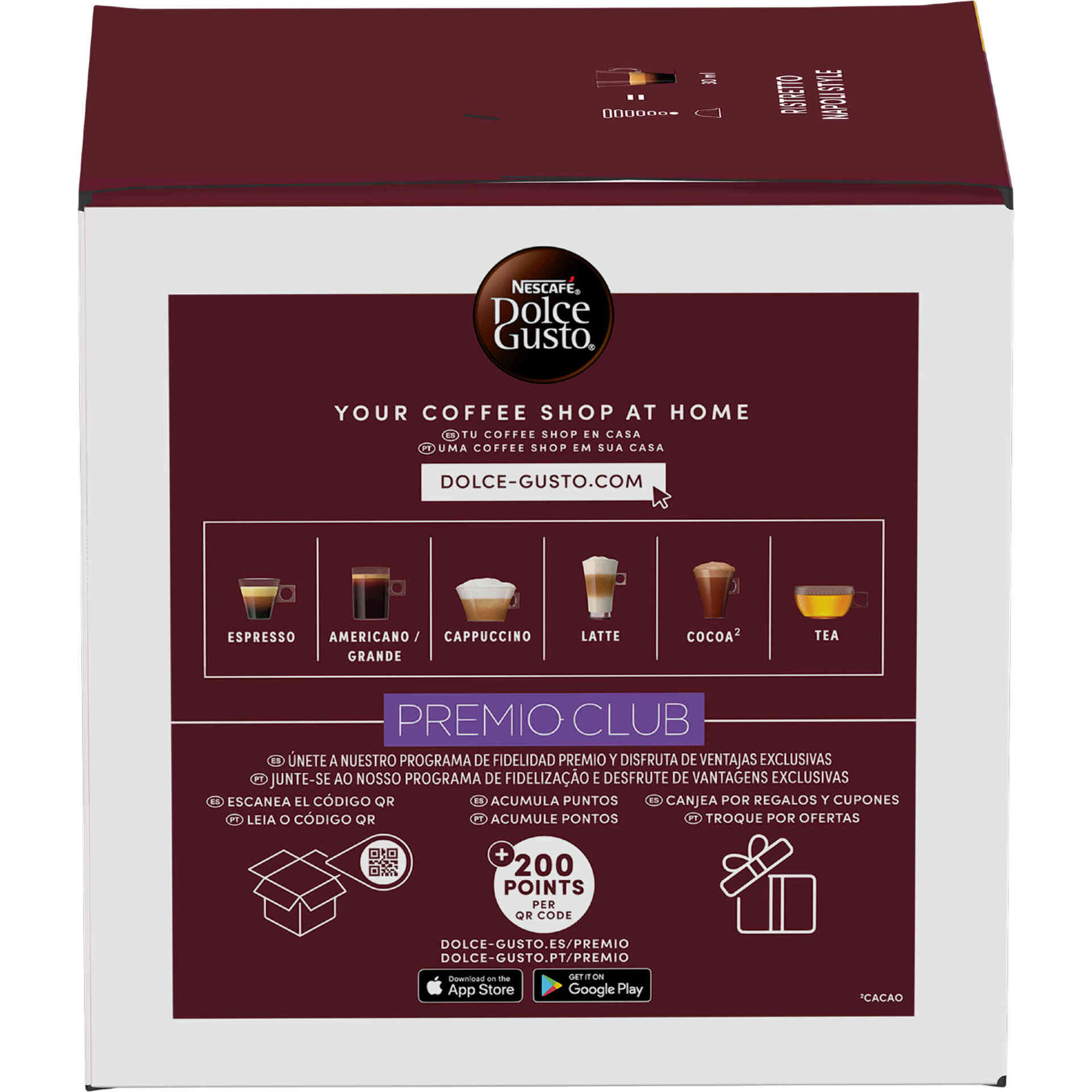 Cápsulas de Café Ristretto Napoli Int 13 Cápsulas de Café Ristretto Napoli Int 13