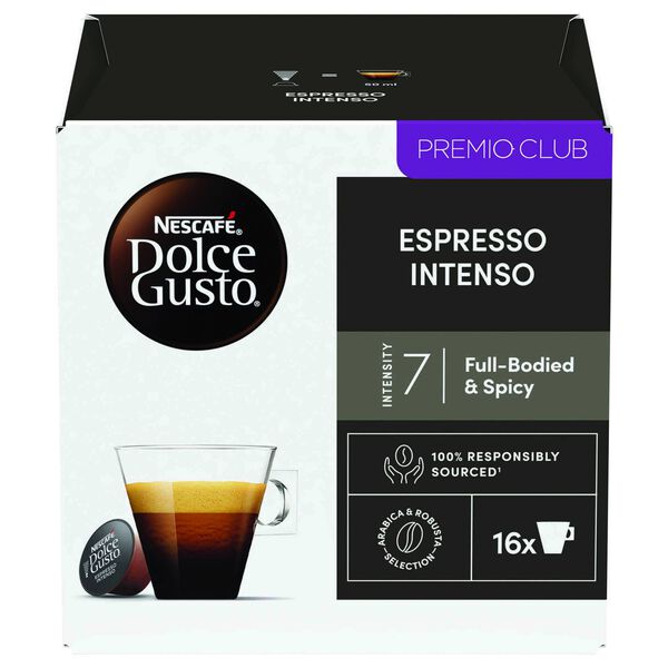 Cápsulas de Café Espresso Intenso Int 7 Nescafé Dolce Gusto