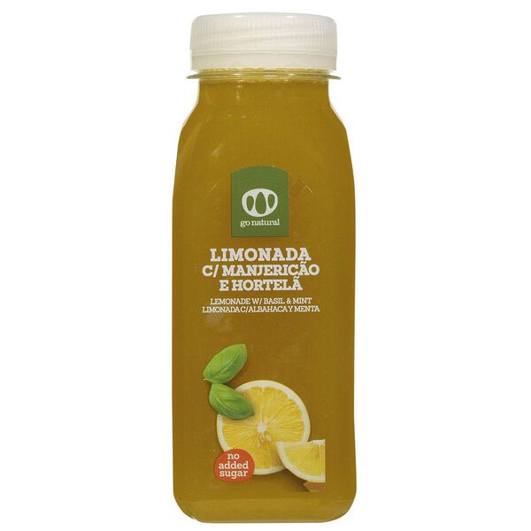 Limonada Manjericão e Hortelã Go Natural