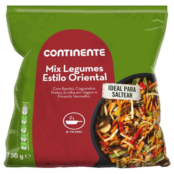 Mistura de Legumes Orientais Continente