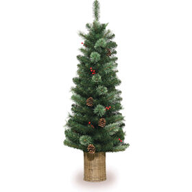 &Aacute;rvore de Natal 120cm com Pinhas e Bagas Kasa