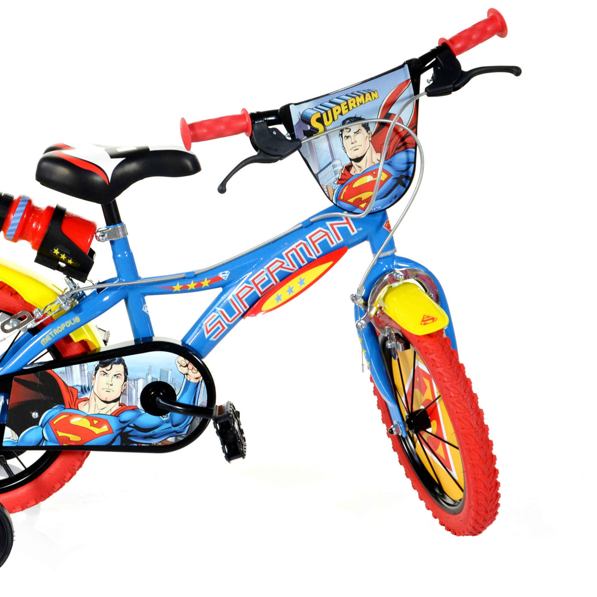 Bicicleta Criança Roda 16" 5-7 Anos Superman