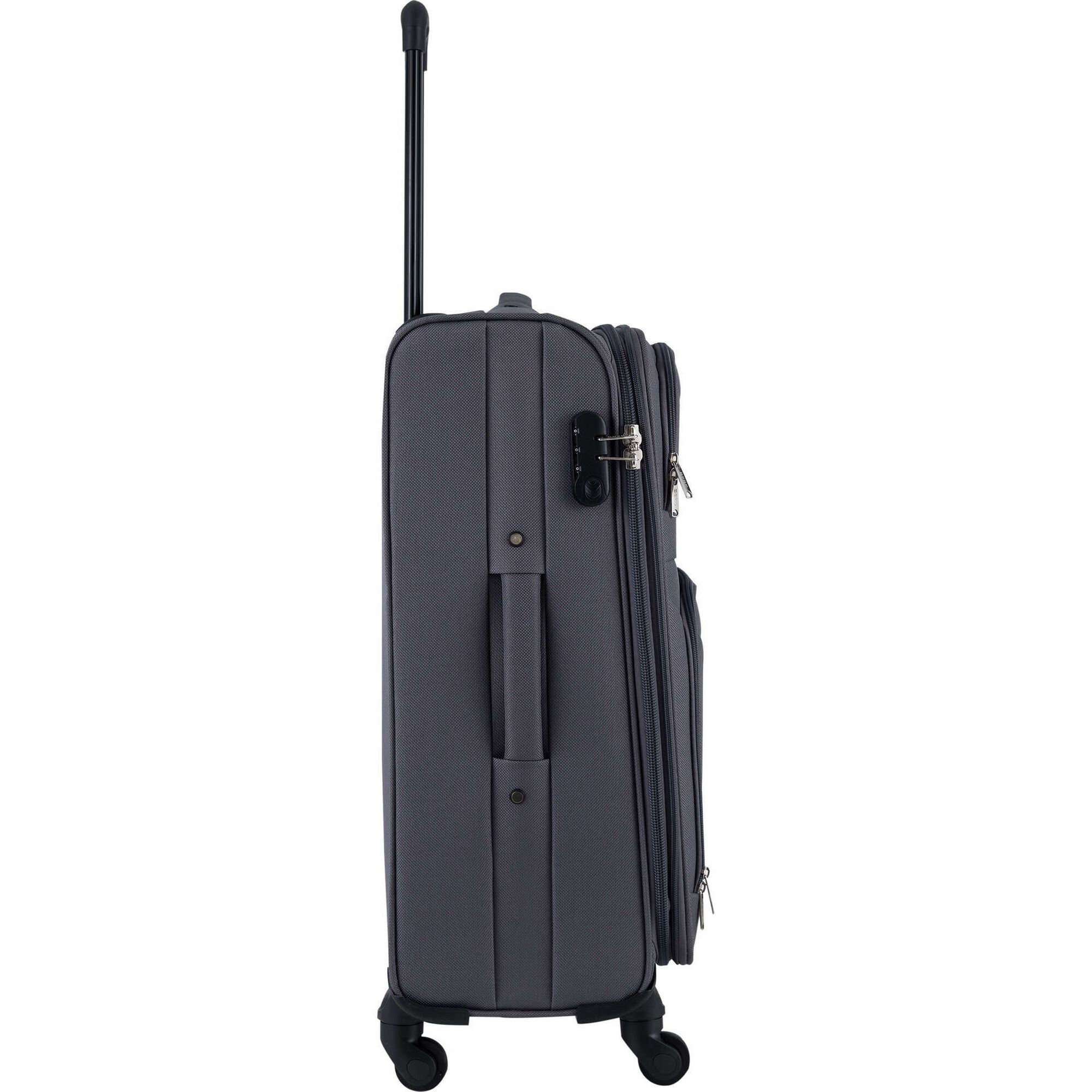 Mala de Viagem Grande 4 Rodas Cinza Move Berg