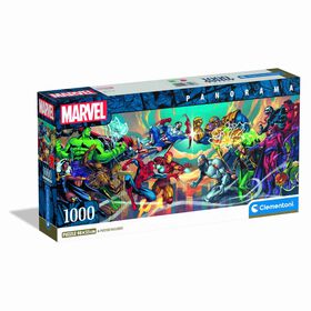 Puzzle Panorama Heroes Vs Villains 1000 peças