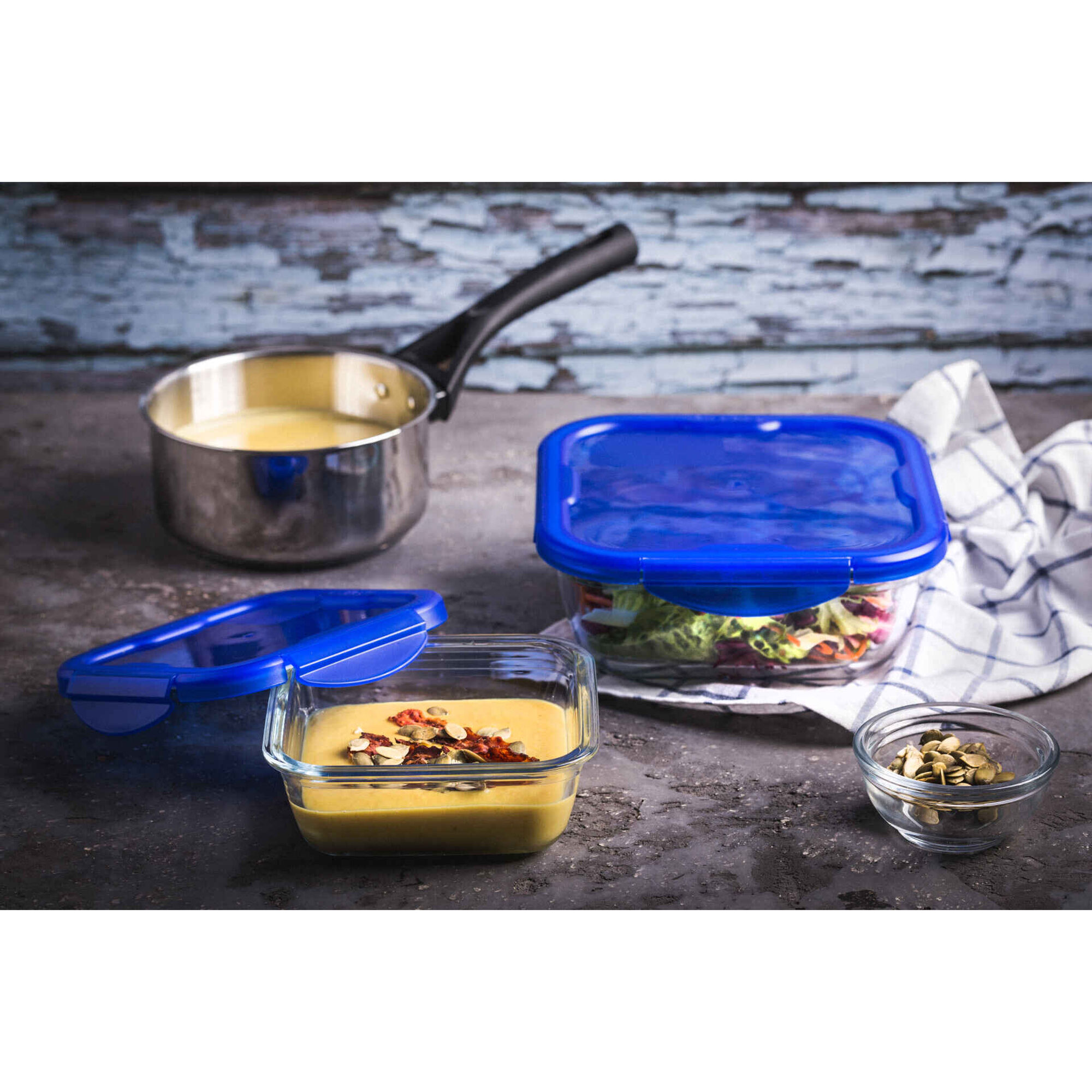 Caixa Herm&eacute;tica Vidro Cook&Go