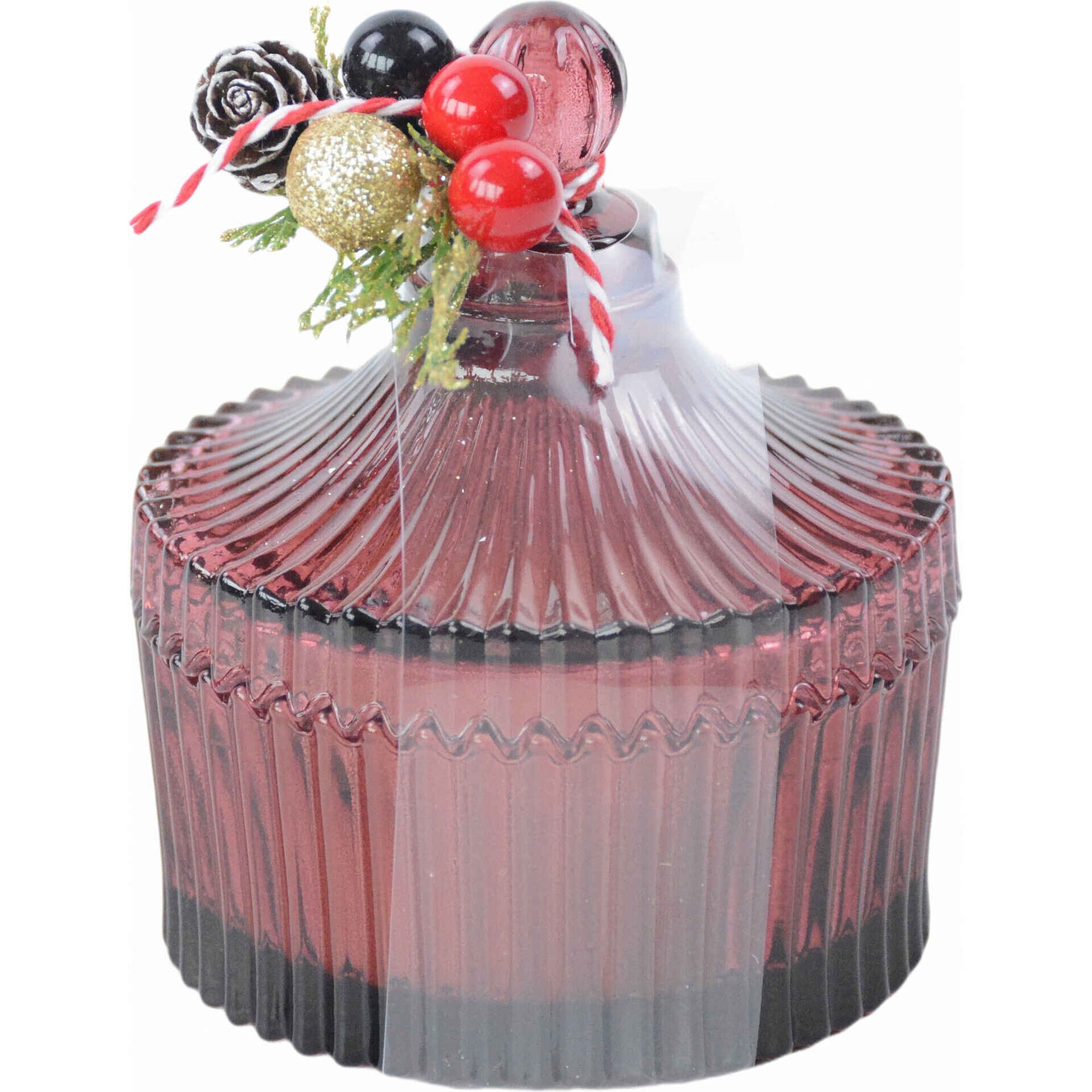 Vela com Tampa Vermelha 100g Azevinho