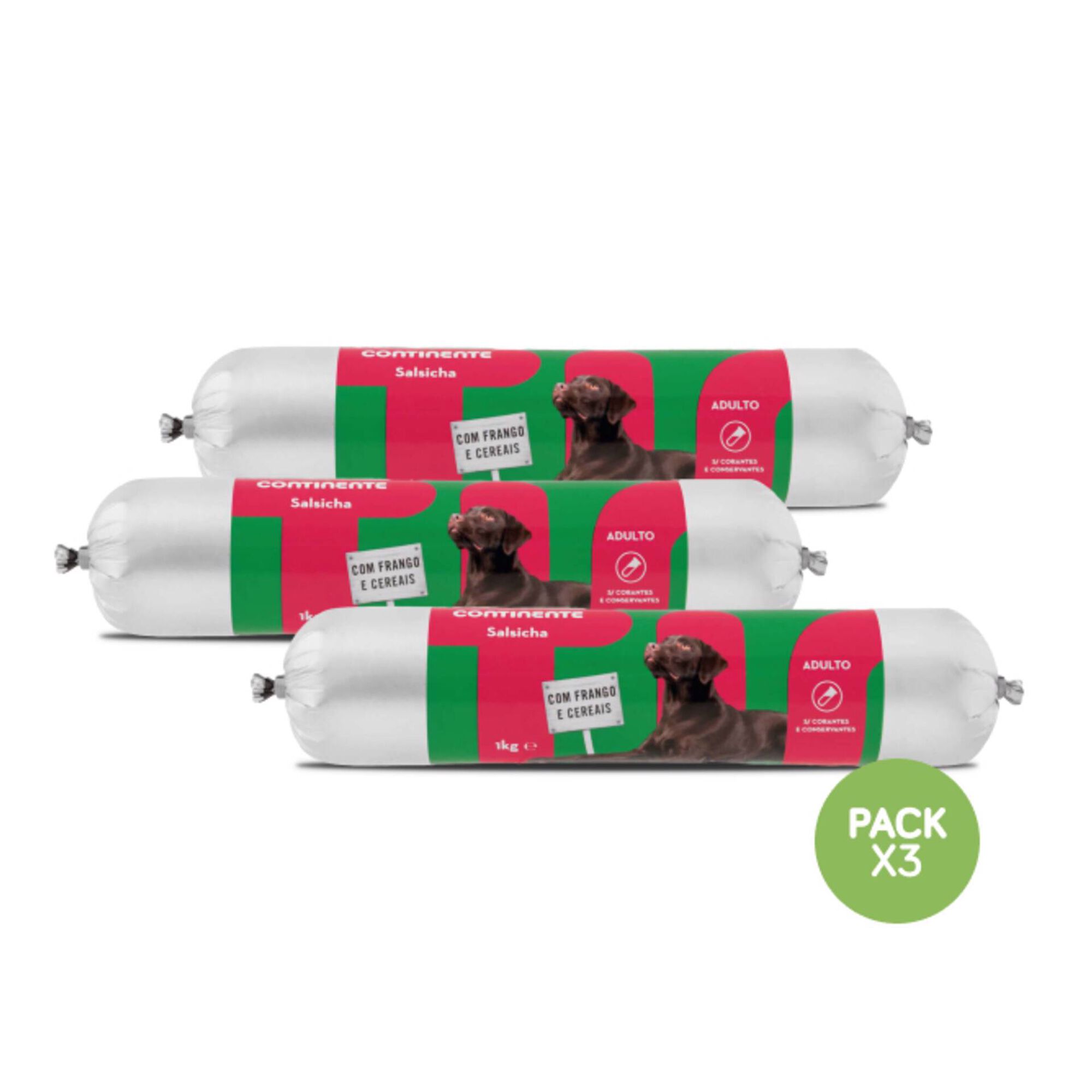 Comida Húmida para Cão Adulto Salsicha Frango