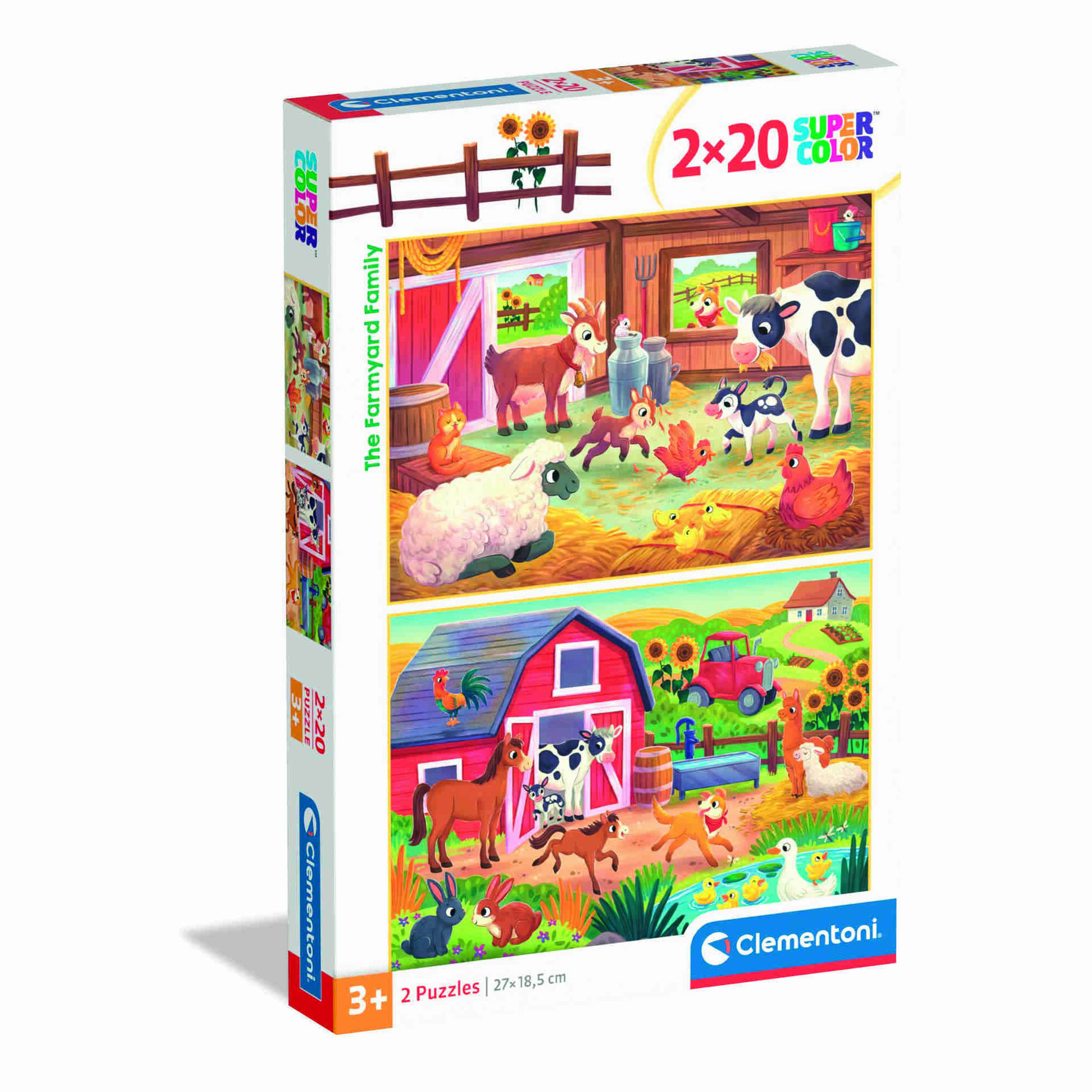 Puzzle The Farmyard Family 2X20 Peças