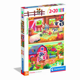 Puzzle The Farmyard Family 2X20 Pe&ccedil;as