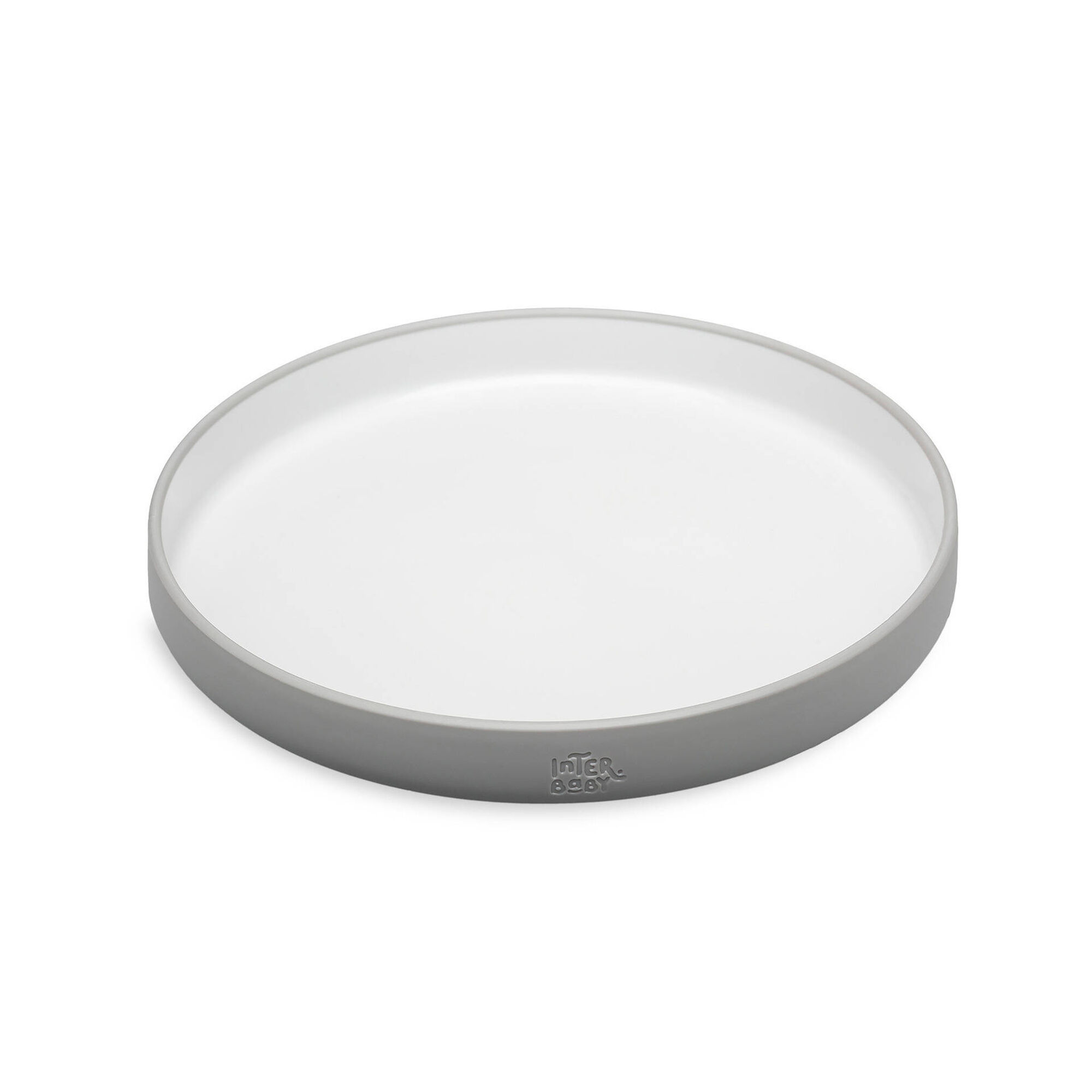 Conjunto Refei&ccedil;&atilde;o Silicone Cinza Interbaby