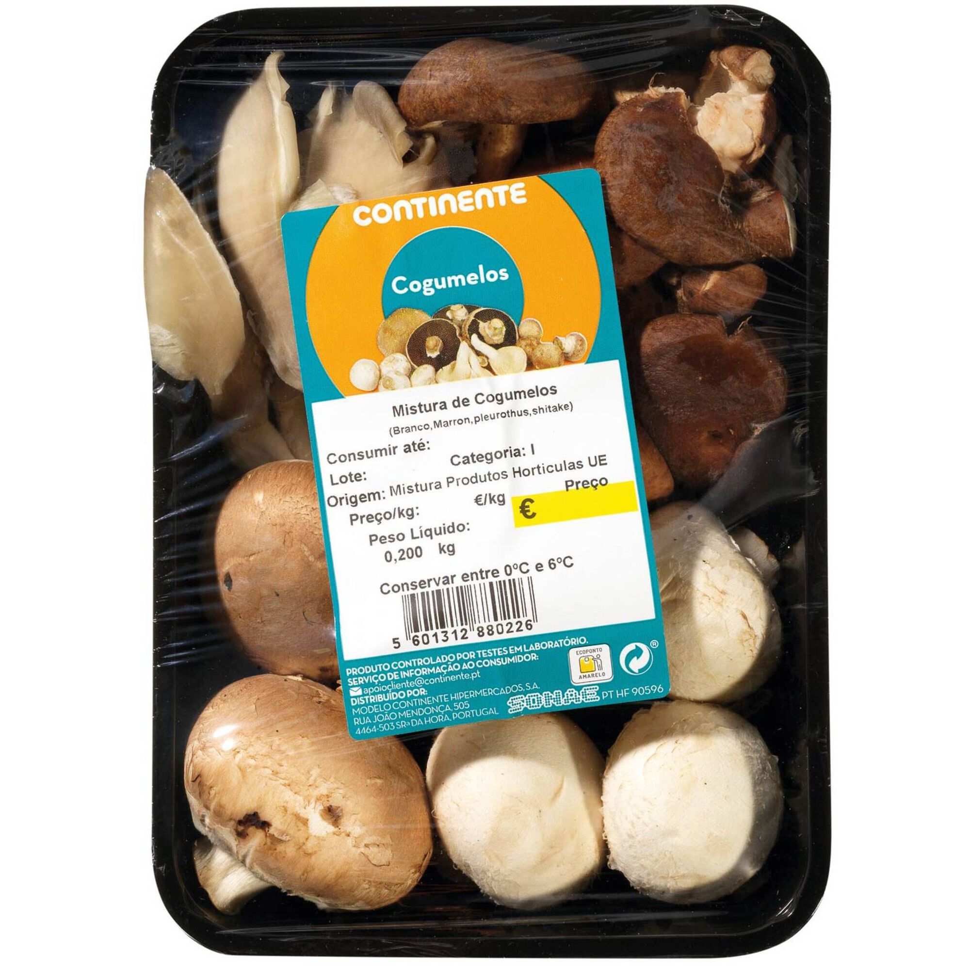 Mix Cogumelos Brancos/Marron/Shitake/Pleurothus