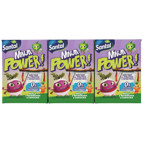 Néctar Maçã, Beterraba e Cenoura Ninja Power Santal