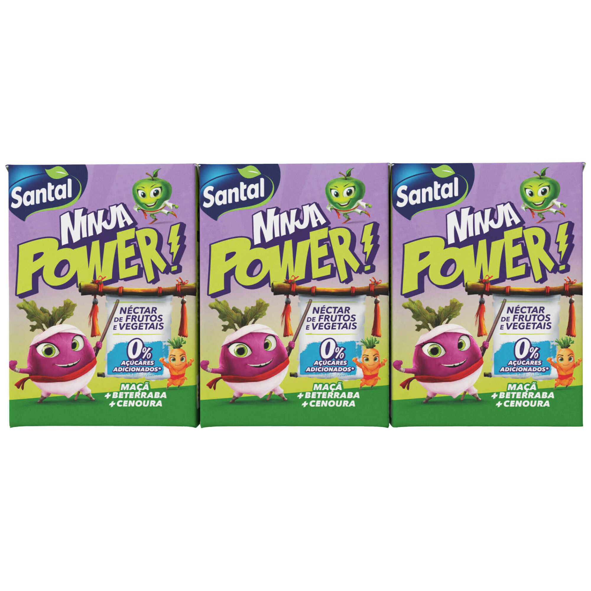 Néctar Maçã, Beterraba e Cenoura Ninja Power Néctar Maçã, Beterraba e Cenoura Ninja Power